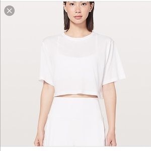Lululemon Cortes Crop T-Shirt